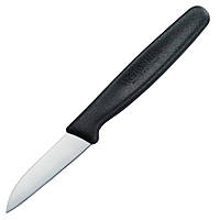 Нож кухонный, бытовой Victorinox (лезвие: 60мм), черный 5.0303