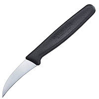 Нож кухонный, бытовой Victorinox (лезвие: 60мм), черный 5.0503
