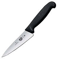 Нож кухонный, бытовой Victorinox Fibrox (лезвие: 120мм), черный 5.2003.12