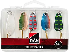 Набір блешень-колесалок DAM TROUT PACK 1 INC. BOX 5 PCS 2-4G