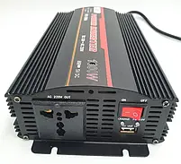 Інвертор перетворювач напруги, із зарядним пристроєм, 12V-220V UKC AC/DC UPS 1800W charge, фото 4