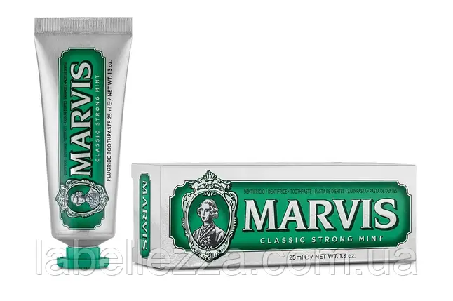 Зубна паста Marvis Класична інтенсивна м'ята, 25 мл, фото 2