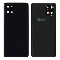 Задняя крышка Samsung Galaxy Note 10 Lite N770F черная оригинал Китай со стеклом камеры