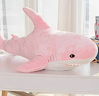 Мягкая Игрушка Акула Розовая 60 см, Подушка, Обнимашка