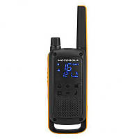 Рація Motorola Talkabout T82 Extreme (0,5W, PMR446, 446 MHz, до 10 км, 16 каналів), 2 шт., жовтогарець-чорний