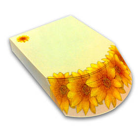 Папір для нотаток в 3D-блоці «Жоржини» серії «Квіти»
