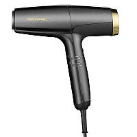 Фен для волос с ионизацией и диффузором Babyliss Pro Falco Grey&Gold 2000W BAB8550E