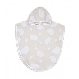 Пончо дитяче Irya - New Cloud bej Pancosu бежевий 1-2 роки 60*60