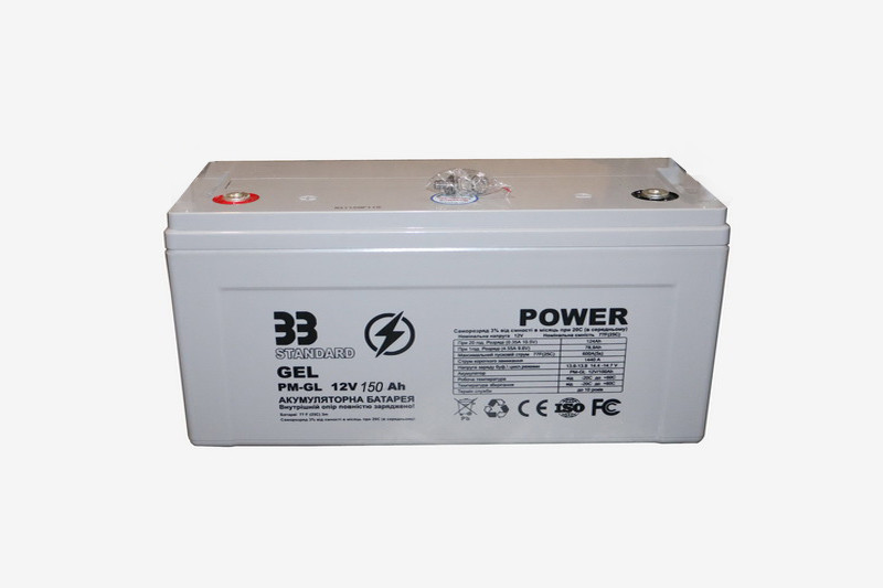 Акумулятор Гелевий 12v 150A Gel (гвинтовий роз'єм) Польща (автомобільний і т.д. широкого застосування)