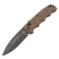 Нож автоматический Boker Plus AKS-74 Brown Dagger (длина 190 мм, лезвие 83 мм, черное), коричневый