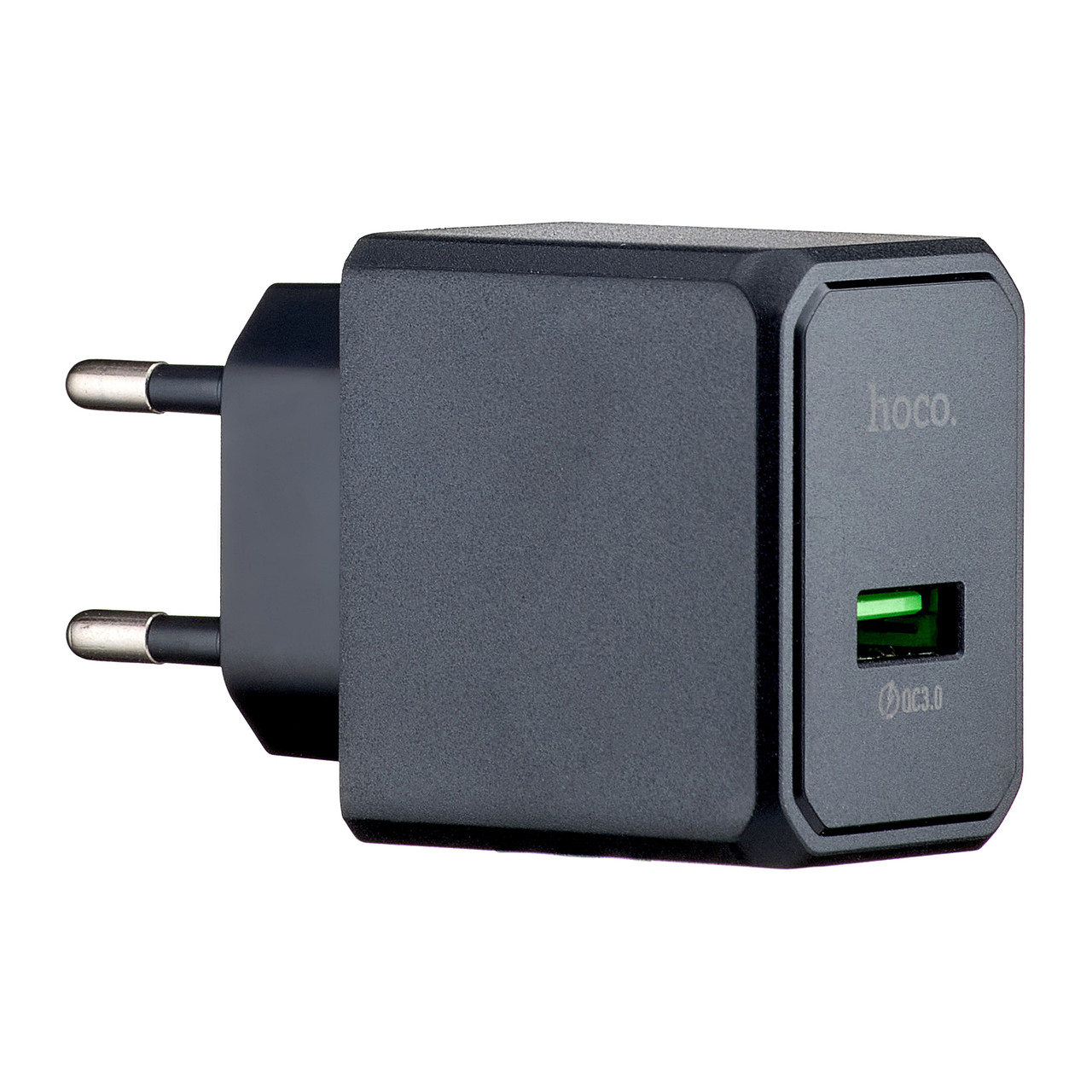 МЗП Hoco CS12A Ocean single port QC3.0 charger (EU) Black
