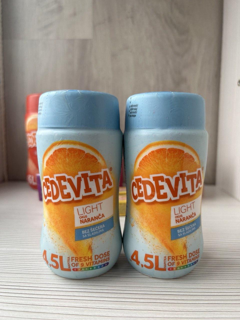 CEDEVITA легендарний вітамінний напій Light Orange flavour 180гр (4,5 л)