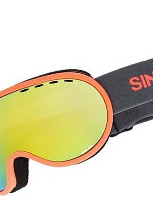 Маска гірськолижна Sinner Vorlage Medium Fit Cat.S3 Matte Neon Orange, фото 3