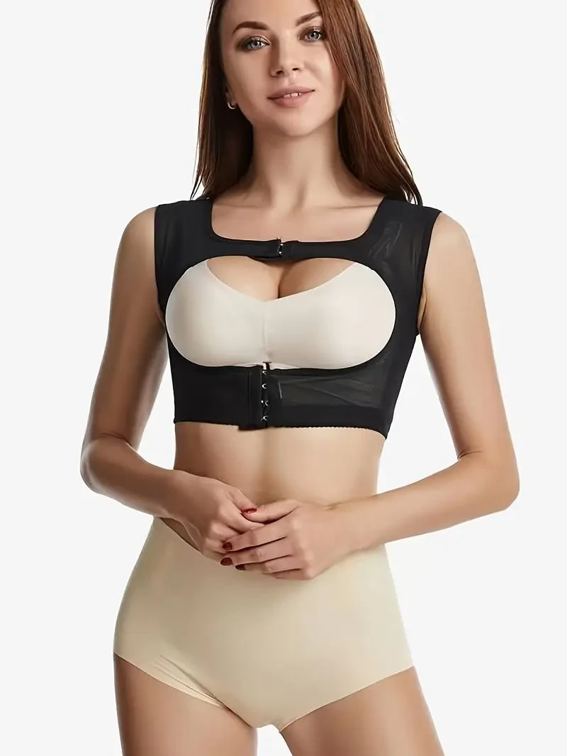 Коригувальний бюстгальтер для корекції грудей і постави Чорний розмір L, підтримка грудей із корекцією постави