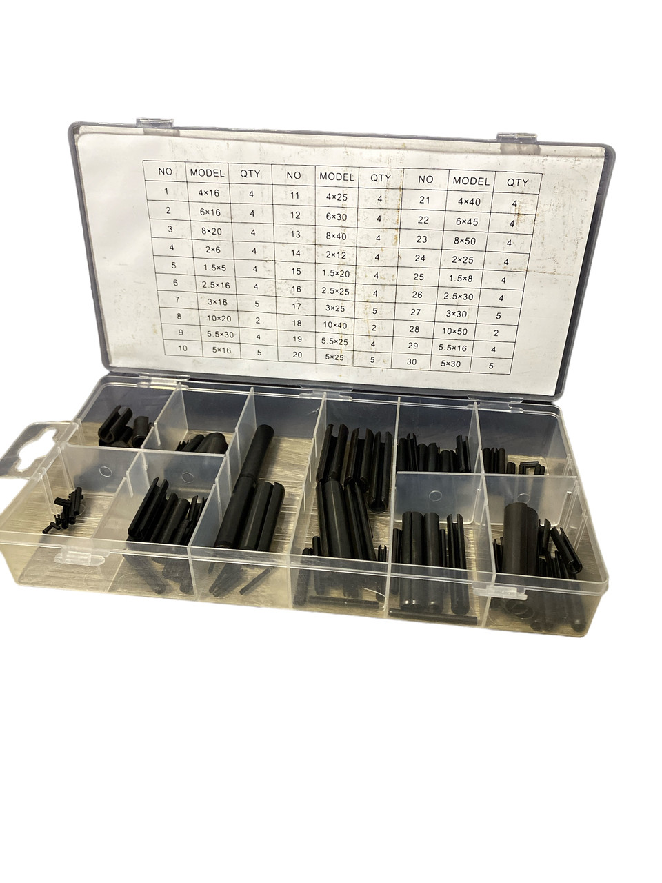 Пружинні штифти 120 шт. різні розміри, фото 1