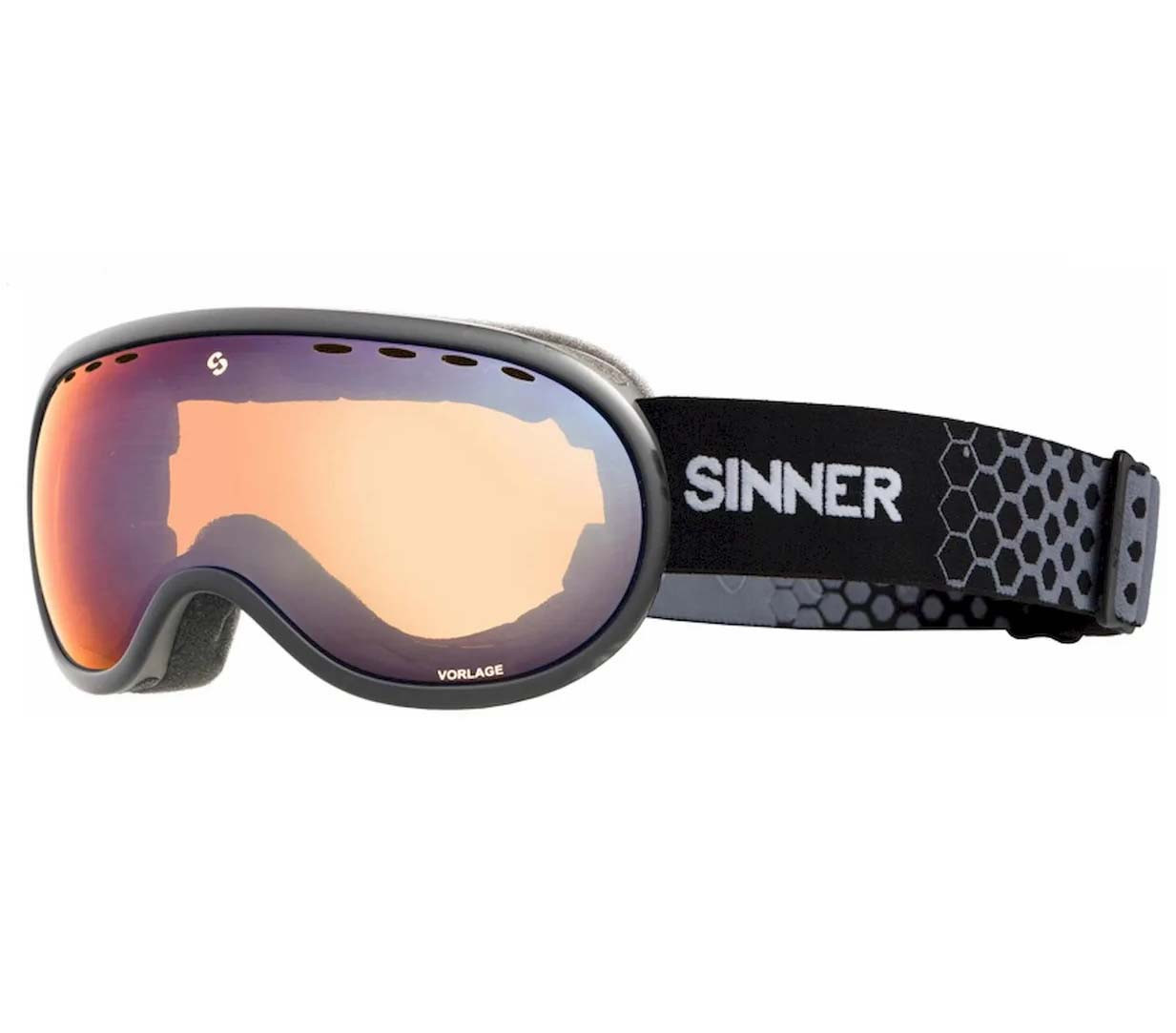 Маска гірськолижна Sinner Vorlage Medium Fit Cat.S3 Matte Coolgrey