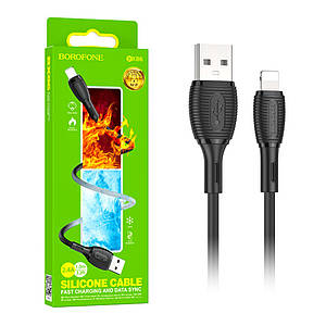 Кабель Lightning Borofone BX86 (2.4A) 1м