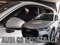 Дефлектори вікон / вітровики Audi Q3 2020+ 5D (вставні, 4шт) Sportback (Heko)