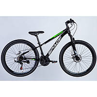 Велосипед ST 26" Space GTR, рама 13, чорний із зеленим (OPS-SP-26-005)