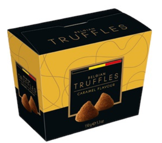 Belgotruff – Belgian truffles CARAMEL FLAVOUR 150g 1/12