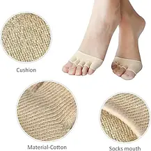 Женские полуноски с пальцами от натоптышей  ,Женские полуноски с пальцами для стоп , Носки от натоптышей, фото 4