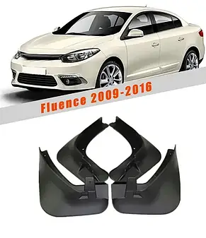 Бризковики Renault Fluence Рено Флюенс 2009-2016 р. в. комплект 4 шт арт 7182, фото 5