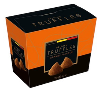 Belgotruff – Belgian truffles ORANGE FLAVOUR 150g 1/12