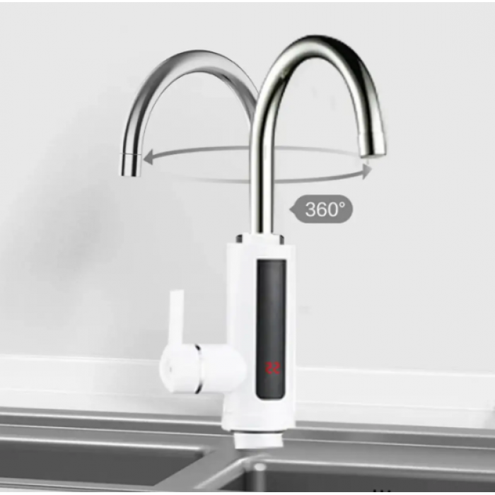 Проточний нагрівач електричний WATER HEATER RY-022 (Білий), фото 1