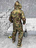 Костюм-дощівник мультикам, дощовик армійський камуфляжний, військовий дощовик водонепроникний pl944