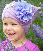 Головной убор для девочек Фиолетовый Осень размер 50-54, 3-002554 Tutu Польша