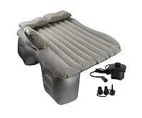 Надувний матрац в машину на заднє сидіння з насосом