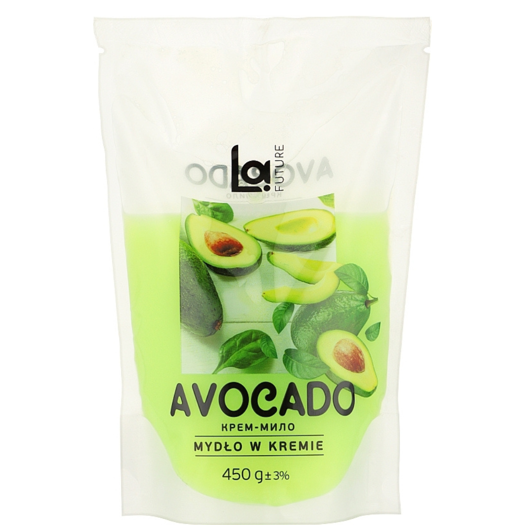 Крем-мило AVOCADO ТМ "LA FUTURE" 450 г. дой-пак