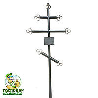 Великий масивний хрест з нежавіючої труби діаметром 51мм, хрест №8