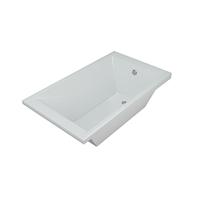 Прямокутна ванна з акрилу Maya 120x70x37 Swan