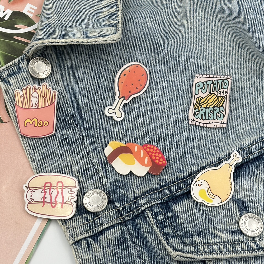 Значки на рюкзак Їжа, фото 1