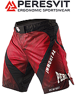 Шорти для єдиноборств Peresvit Immortal Fightshorts Red Burn