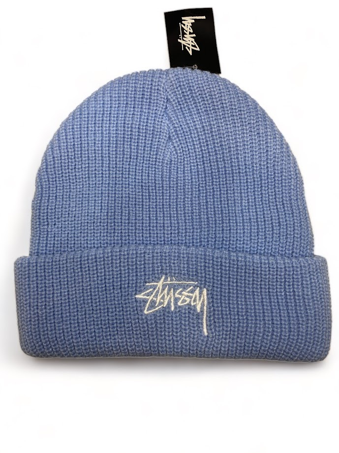 Шапка Stussy блакитний