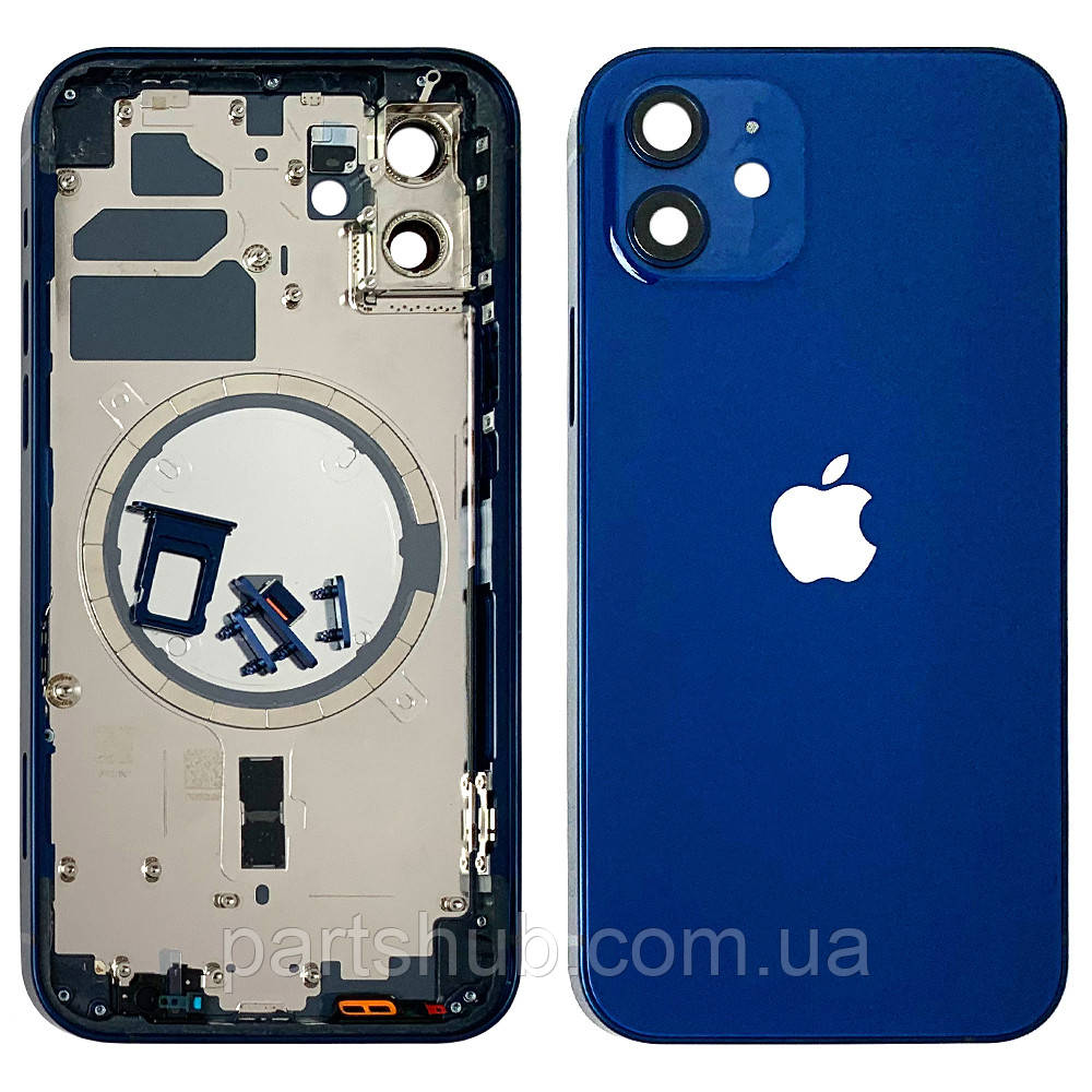 Корпус Apple iPhone 12 (синій оригінал Китай EU), фото 1