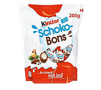 Шоколадные конфеты Kinder Schoko-Bons, 200 г, 18 уп/ящ