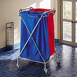 Сервісний медичний візок для прибирання сміття та брудної білизни = Х Збиральні візки для HoReCa Vermop, фото 6