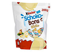 Шоколадные конфеты Kinder Schoko-Bons White, 200 г, 18 уп/ящ