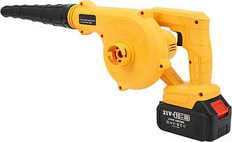 Електричний повітродув-пилосос із акумулятором 2в1 BLOWER LY-4 | Садовий пилосос для збирання листя