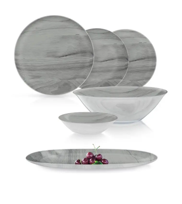 Столовий сервіз Luminarc Simply Grey Wood 46 предметів V5983, фото 1