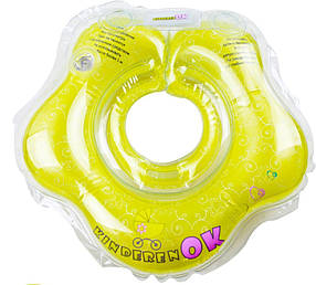 Коло для купання немовлят, з пупсиками BABY, "Floral Lime", Kinderenok, 204238-011