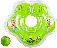 Коло для купання дитини Кіндереня 204238-001 Baby collection SANNY (зелене яблуко) 0-36 міс.