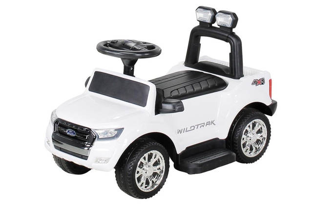 Каталка-толокар Джип Ford (акумулятор 6v4, 5AH, музика, світло) KP01В Білий, фото 1