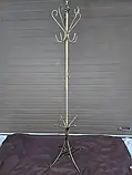 Кована вішалка підлогова чорна. Стійка. Вішак, фото 9