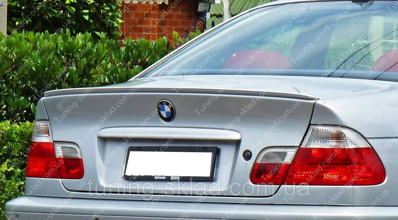 Спойлер на Bmw E46 серія 3 (задній лип спойлер Бмв Е46), фото 1