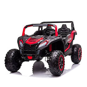 Електромобіль джип Баггі двомісний (мотор 180W, акум 24V14AH, MP3, EVA) Bambi M 5736AL-3(24V) Червоний
