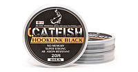 Поводковый материал Aborigen на сома CATFISH HOOKLINK BLACK 20 m / 45 Lb